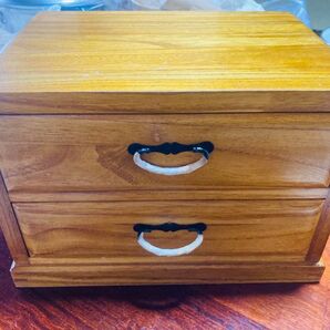 木製小引き出し 小物収納 整理 ブラウン レトロ