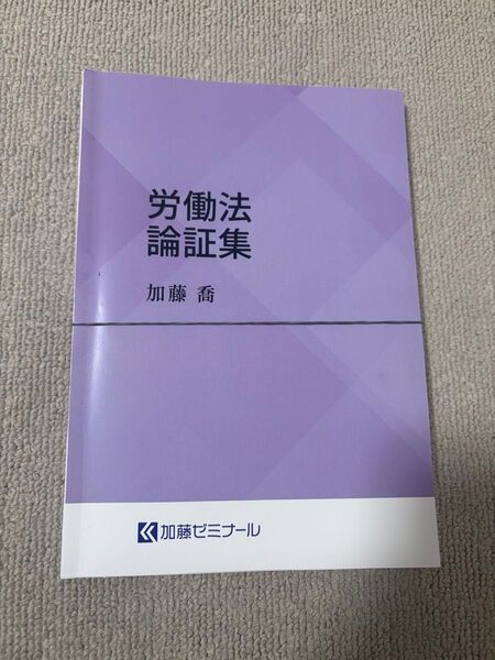 加藤ゼミナール 2025 労働法 論証集司法試験 予備試験 裁断済み 選択科目司法試験講座 法科大学院 法学部 論文問題