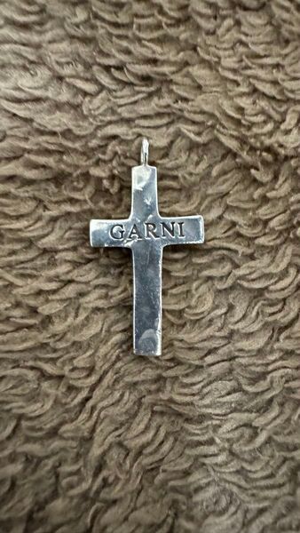 GARNI ガルニ ネックレス トップ シルバー Silver Vintage DC Chech Rosaryトップのみ