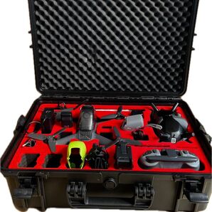 DJI FPV COMBO フルセット +別売りハードケース+追加バッテリー×2本+送信機用ネックストラップ+プロペラガード