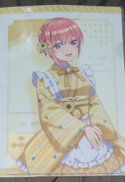 五等分の花嫁 TSUTAYA クリアファイル 一花