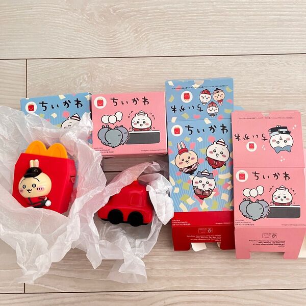 ちいかわ ハッピーセット マクドナルド うさぎ ラッコ メジャー シールディスペンサー