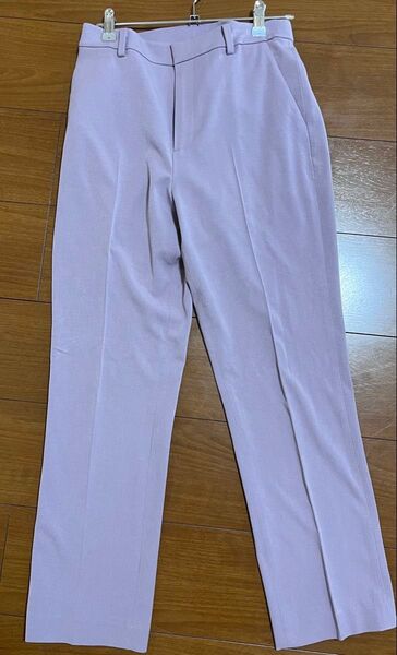 【美品】UNIQLO ユニクロ スマートアンクルパンツ パープル Mサイズ