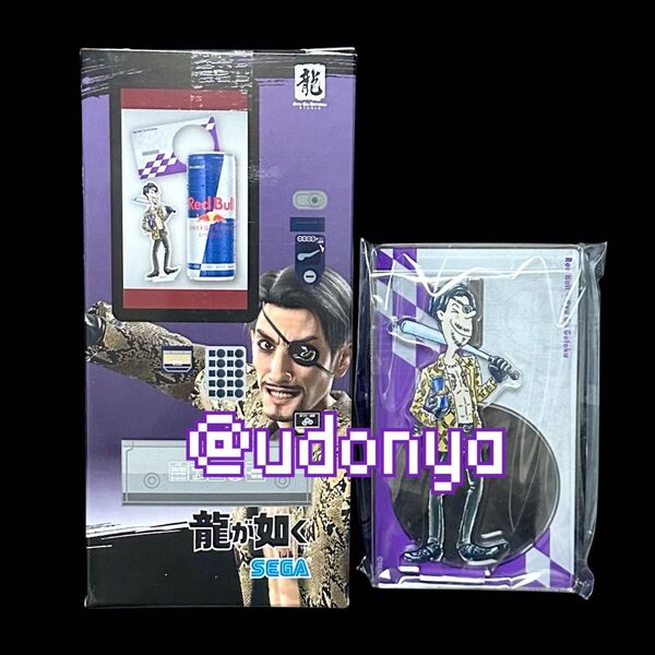 【新品未使用】龍が如く 真島吾朗 アクスタ レッドブル 自動販売機 歌舞伎町