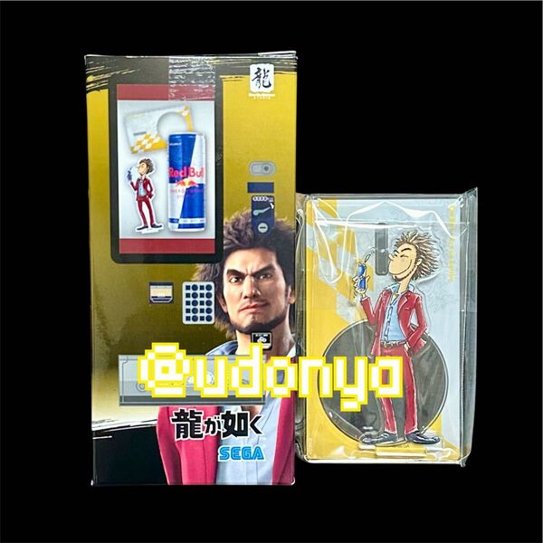 【新品未使用】龍が如く 春日一番 アクスタ レッドブル 自動販売機 歌舞伎町