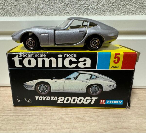 【希少】トミカ 黒箱 5 TOYOTA 2000GT 当時物 当時物 絶版 TOMICA