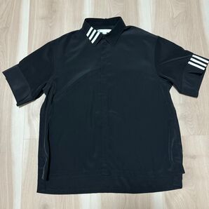 【美品】Y-3 adidas ワイスリー 半袖シャツ ブラック