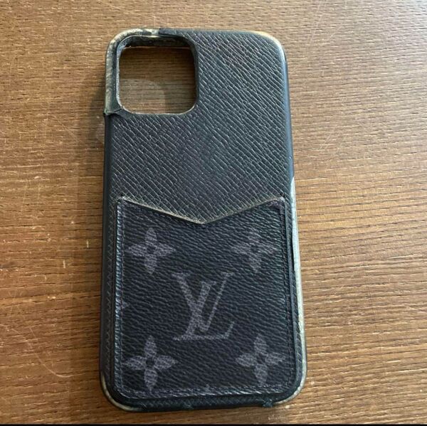 iPhone12 Pro ケース カバー ヴィトン LOUIS VUITTON スマホケース アイフォンケース ブラック