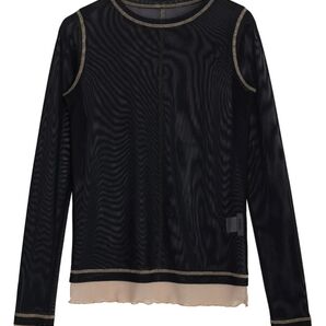 LAYERED DETAIL MESH TOP
