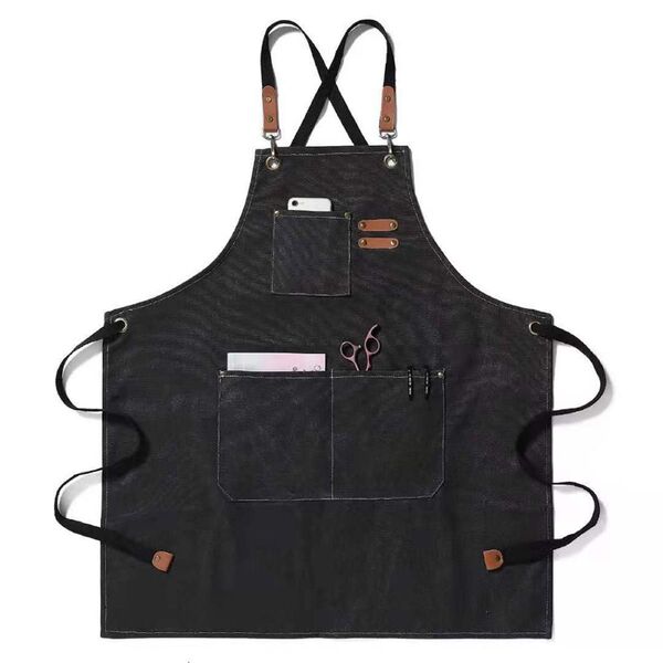 新品 アウトドア エプロン 作業 DIY ワーク 男女兼用 ブラック