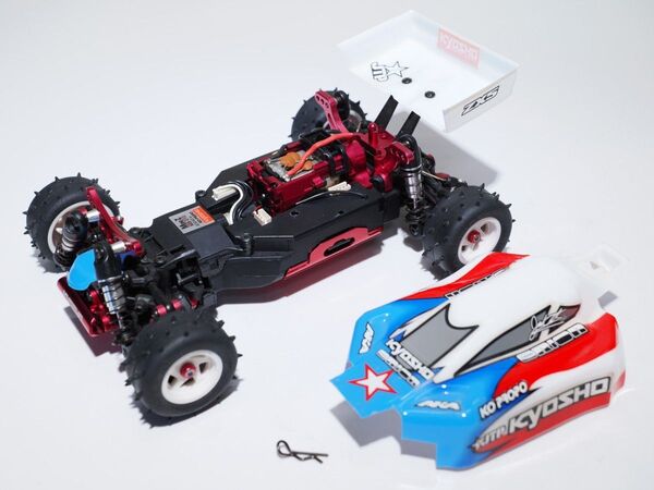 京商ミニッツ バギーASF ZX-5 シャーシ & ボディセット オプション多数