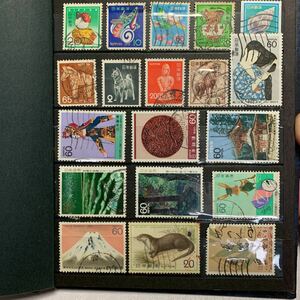 切手色々（古切手 1～5ページ 未使用切手 6～8ページ）