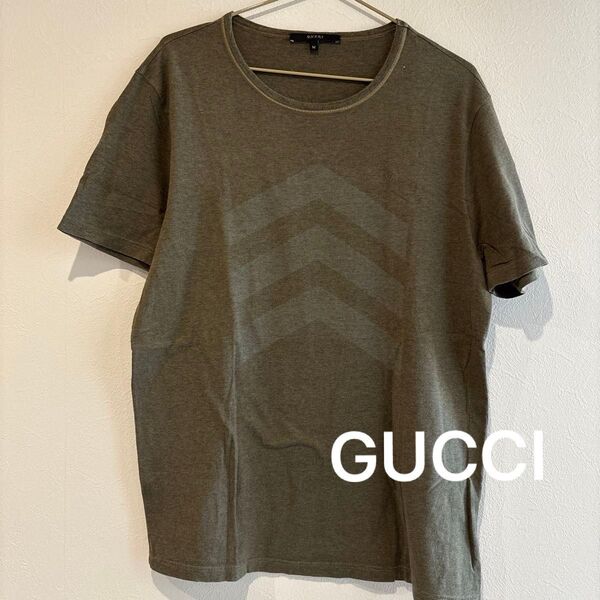 GUCCI Tシャツ 半袖 トップス グッチ シンプルTシャツ M カットソー 半袖Tシャツ