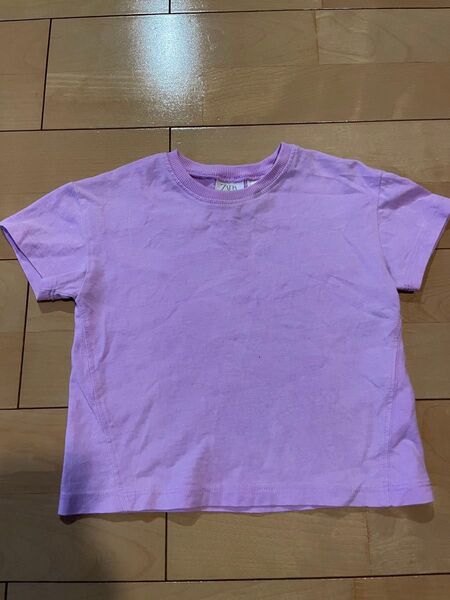 ZARA キッズ Tシャツ パープル 86cm