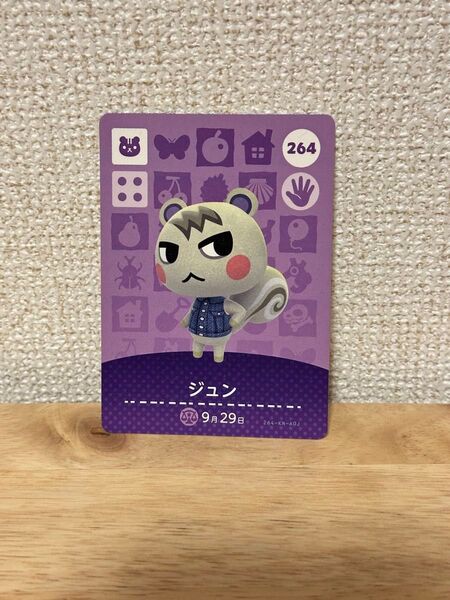 ジュン amiiboカード あつ森 あつまれどうぶつの森