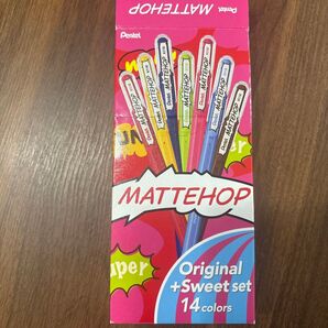 Pentel MATTEHOP Original + Sweet set 14色