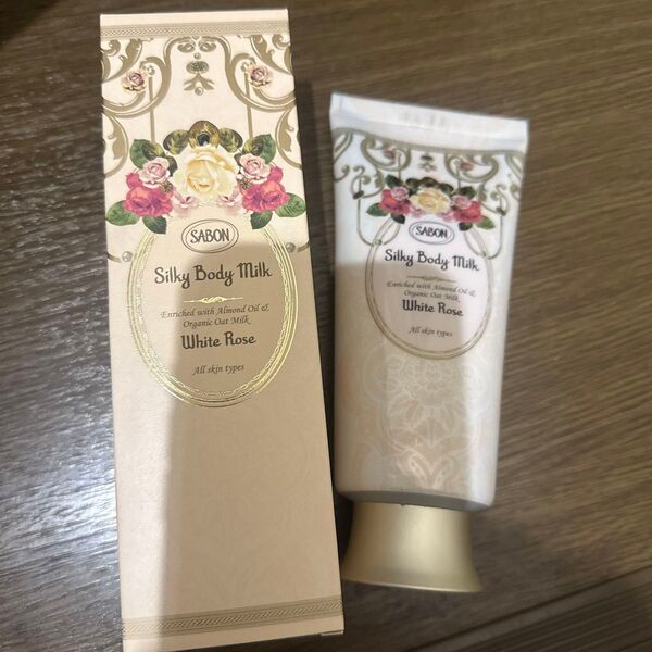 SABON シルキーボディミルク ホワイトローズ