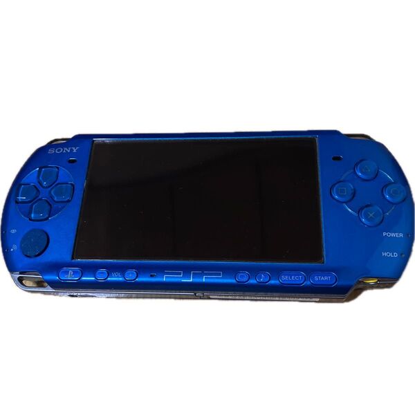 SONY ブルー PSP-3000 ソニー PSP バッテリーなし