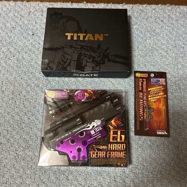 新品未使用 GATE TITAN LAYLAX PROMETHEUS EGフレーム 8mmベアリング