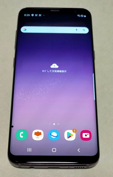 GalaxyS8 au scv36 simロック解除済 ワケアリ