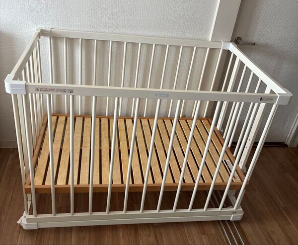 【即購入可】ファルスカ ベビーベッド 白 ベッドサイドベッド ホワイト BED SIDE BED 03 O-BABY.net限定