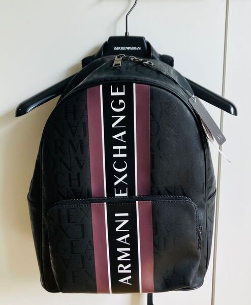 新品 人気 A|X アルマーニ エクスチェンジ ロゴ バックパック リュック