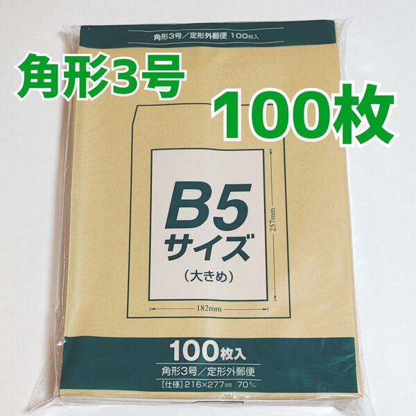 マルアイ 角形3号 100枚 封筒 216×277 B5 包装 資材 発送 梱包 ネコポス ゆうパケットポスト 定形外郵便