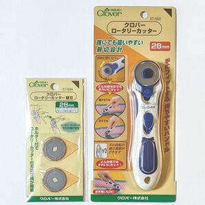 替刃セット クロバー ロータリーカッター 28mm 57-502 布用 布地 裁縫用 裁断