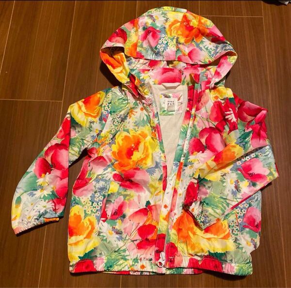 babygap キッズ ウィンドブレーカー 花柄 100