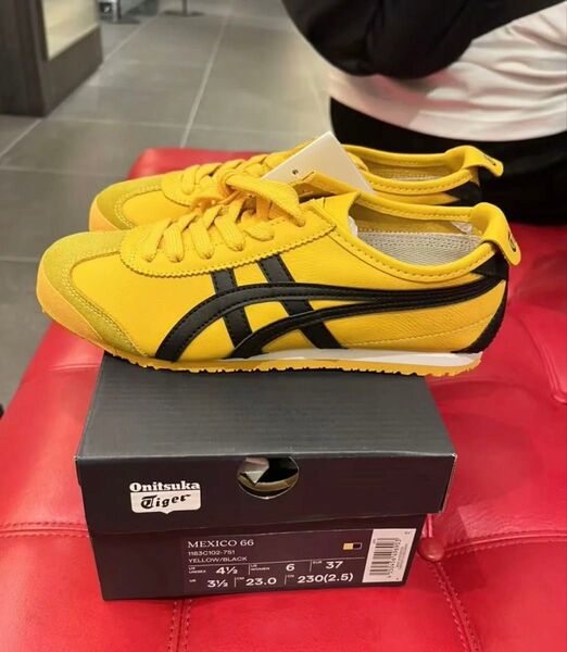 Onitsuka Tiger オニツカタイガー MEXICO スニーカー靴 メキシコ66 yellow 23cm 新品