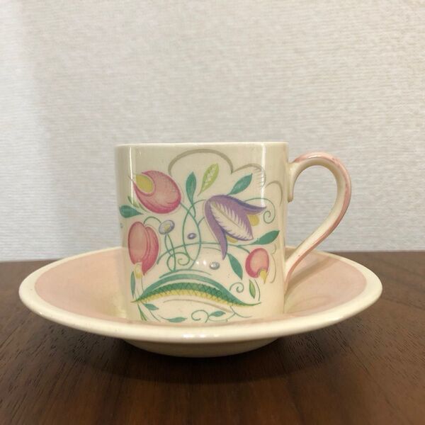 スージークーパー ピンク 1930s コーヒーカップ カップ&ソーサー