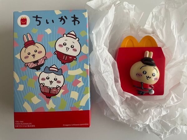 ちいかわ マクドナルド ハッピーセット うさぎのシールディスペンサー