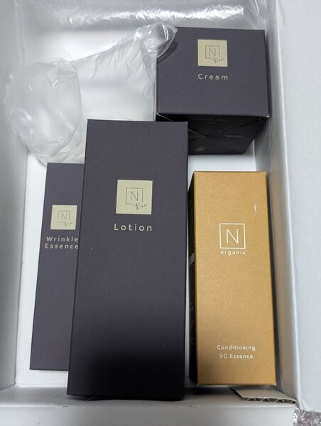 N organic Vie 3点 + vcエッセンス 計4点セット バクチオール サクラン セラミド エイジングケア