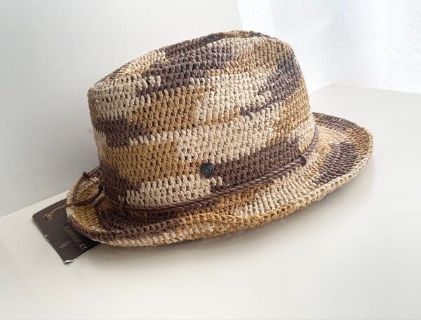 新品 HELEN KAMINSKI * ヘレンカミンスキー ラフィア・ハット 男女兼用