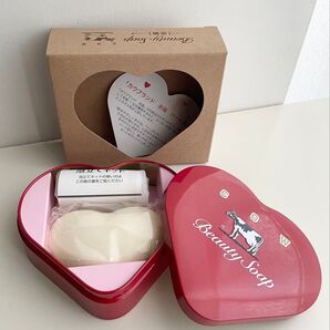 特別限定品 * 牛乳石鹸 カウブランド 赤箱 ハート缶 * プレゼント 母の日