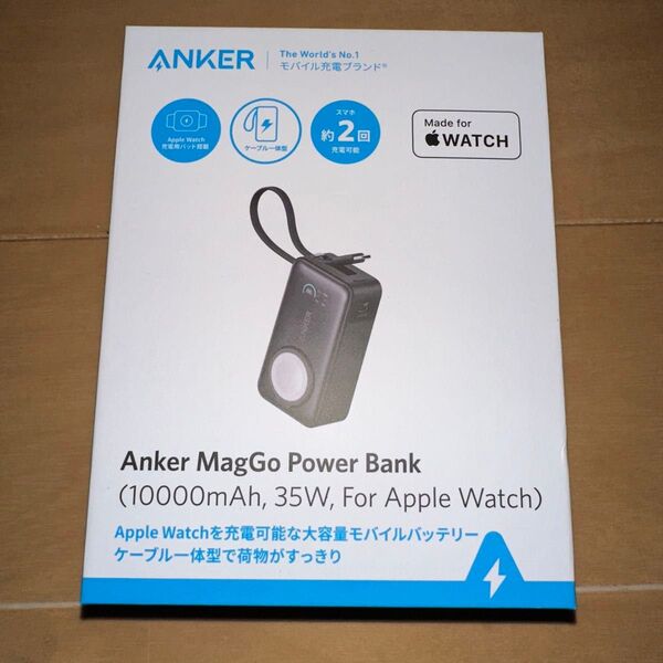 新品 Anker モバイルバッテリー MagGo Power Bank 10000mAh 35W ブラック A1657N11