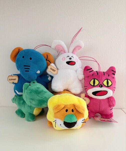 未使用 たべっ子どうぶつマスコット5体まとめ売り