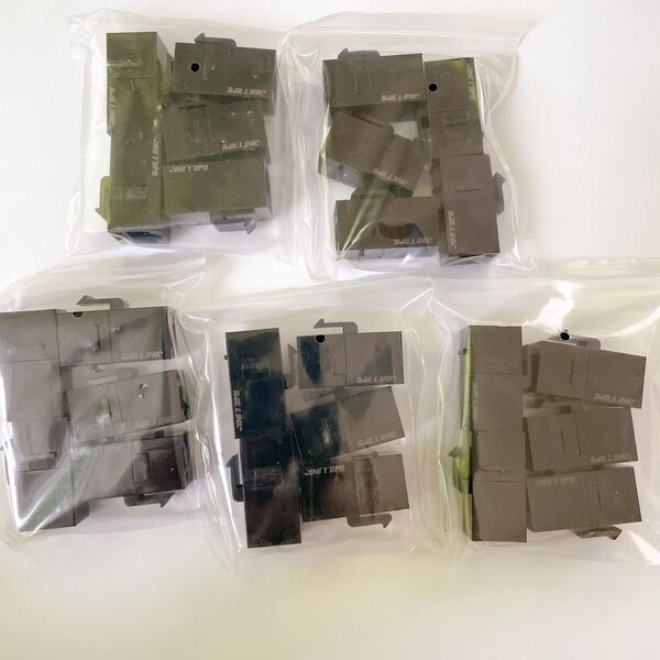 Iwillink RJ45 Cat6 キーストーンカプラー LAN ケーブル用