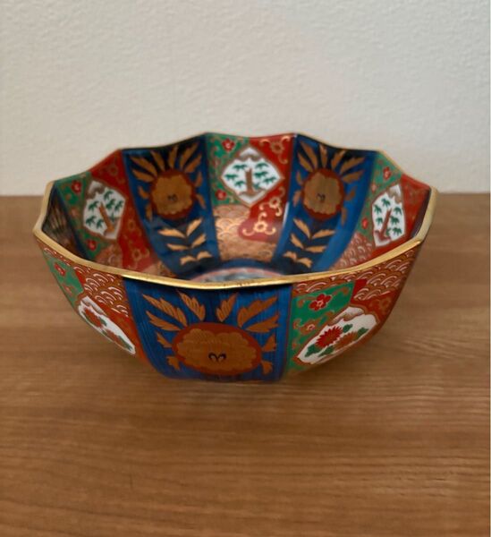 未使用品 有田焼 青藍窯 元禄古伊万里 菓子鉢