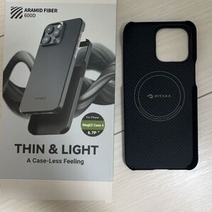 PITAKA iPhone15 ProMaxケース アラミド繊維 MagSafe