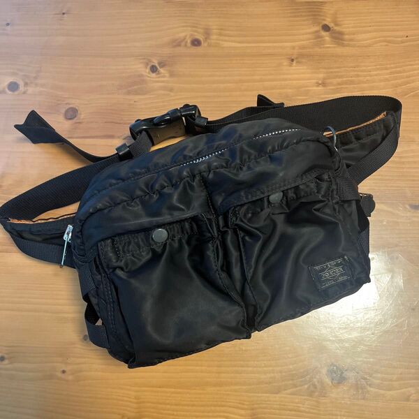 ポーター タンカー ウエストバッグ 黒 ボディバッグ PORTER 吉田カバン