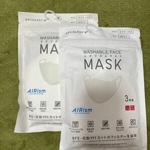 ユニクロ エアリズムマスク ふつうLサイズ 3枚入×2袋 未使用