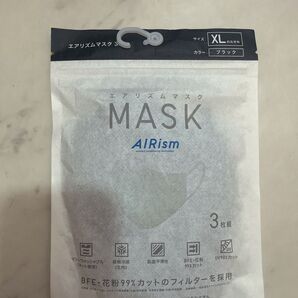 ユニクロ エアリズムマスク 3枚組 XL ブラック 未使用