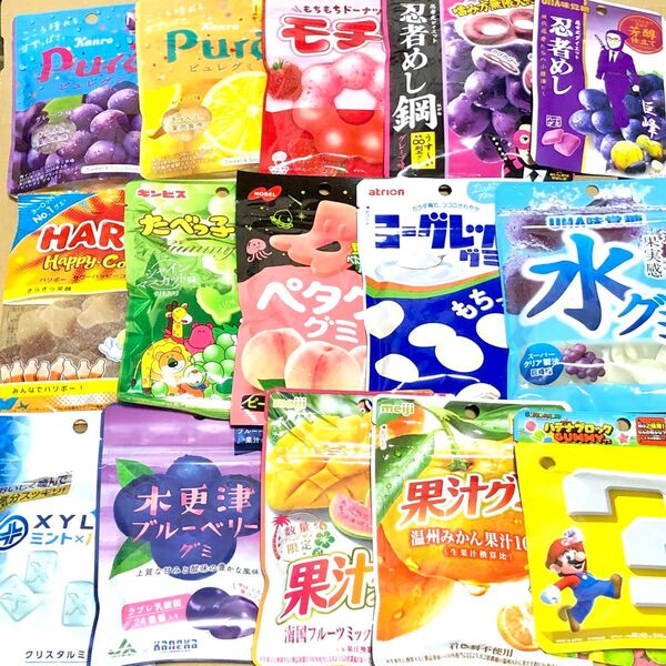 91 お得大量 15個 ピュレグミ 忍者めし 果汁グミ ハリボー レモン ペタグー クーポン利用 ポイント消化 お菓子詰め合わせ