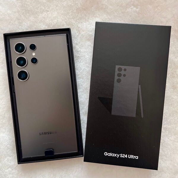 超美品!国内版Samsung Galaxy S24 Ultra 本体 +スマホケース SIMフリー