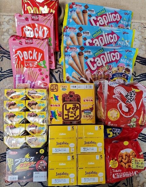 早い者勝ち!超お買い得大人気お菓子大量セット!! ジャガビー等