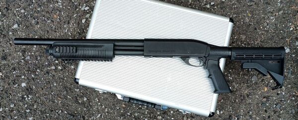 S&T エアーコッキングショットガン M870モデル 中古品