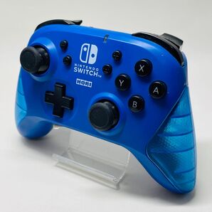 【動作確認済】ワイヤレスホリパッド Nintendo Switch 青 ブルー