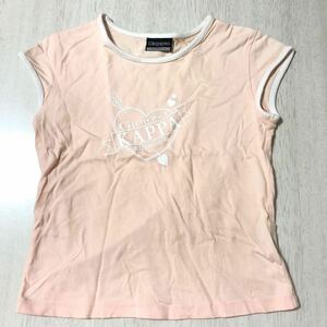 Kappa カッパ　半袖Tシャツ　パステルオレンジ　　　パステルピンク　130cm