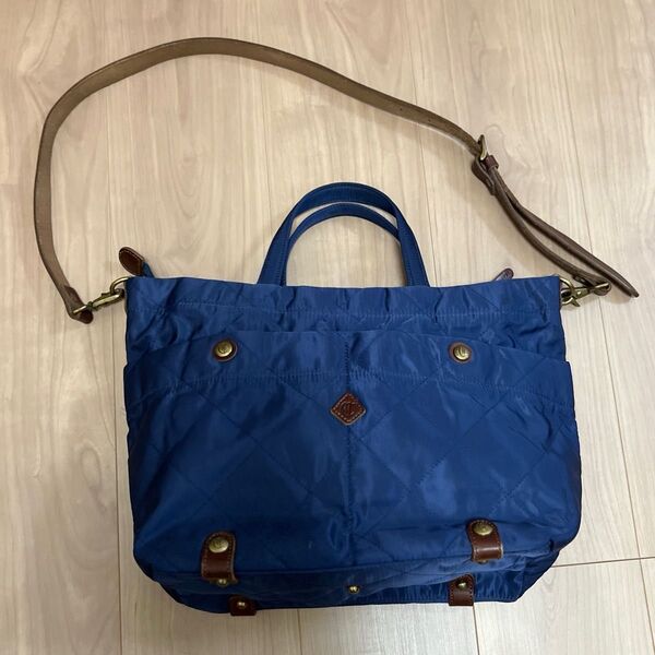 CLEDRAN クレドラン ハンド・ショルダー・ボストンバッグ ネイビー 2way バッグ